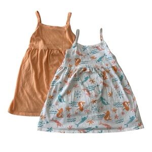 EUC Old Navy Printed Sleeveless Fit and Flare Dress Bundle of 2 [Size: 3T]